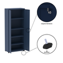 Ver mais imagens de Armário para Escritório 2 Portas com Chave Aço 4 Prateleiras 