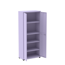 Ver imagem 3 de Armário para Escritório 2 Portas com Chave Aço 4 Prateleiras Roxo