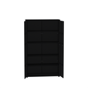 Ver imagem 5 de Armário de Aço 2 Portas 4 Prateleiras com Chave AP403SL Preto