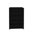 Ver imagem 5 de Armário de Aço 2 Portas 4 Prateleiras com Chave AP403SL Preto