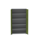 Ver imagem 5 de Armário de Aço 2 Portas 4 Prateleiras com Chave AP403SL Verde