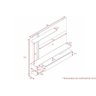 Painel para TV Treviso até 60 Polegadas Nature/Off White - Permóbili - 3
