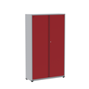 Ver imagem 1 de Armário de Aço 2 Portas 4 Prateleiras com Chave AP403SL Vermelho