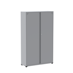 Armário 2 Portas com Chave 4 Prateleiras AP403SL Aço  - 2