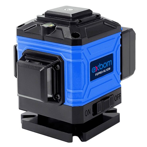 Nivel Laser 3D 12 Linhas Verde Recarregável 2 Baterias