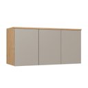 Ver imagem 1 de Módulo Aéreo para Quarto 3 Portas Elegance Cinza/Angelin|Niquel