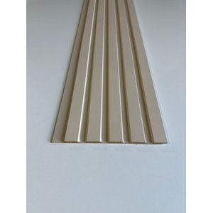 Painel Ripado Compacto 01 Unid. 90x25cm Larg. Talatto Painéis Areia