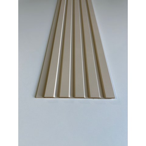 Painel Ripado Compacto 01 Unid. 90x25cm Larg. Talatto Painéis Areia