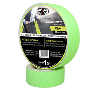 Fita Antiderrapante 50 Mm X 30 Metros - Neon Vagalume