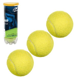Bolinha de Tenis Verde 3 Unidades P/ Treinamento Art Sport