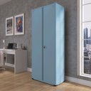 Ver imagem 2 de Armário de Aço 2 Portas 4 Prateleiras com Chave AP402SL