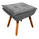 Ver mais imagens de Kit 02 Poltronas Opala com 01 Puff Opala Suede Grafite