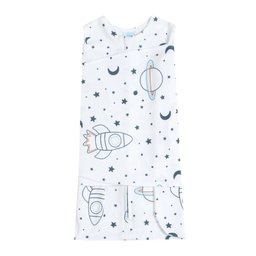 Saco de Dormir Swaddle em Algodão Egípcio Foguetinho Primavera Verão - Casulo - 1