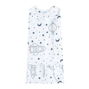 Saco de Dormir Swaddle em Algodão Egípcio Foguetinho Primavera Verão - Casulo