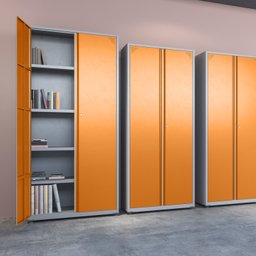 Armário 2 Portas 4 Prateleiras Aço AP402SL  - 2