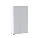 Ver imagem 1 de Armário de Aço 2 Portas 4 Prateleiras com Chave AP403SL Branco