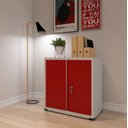 Ver imagem 2 de Armário de Aço 2 Portas 4 Prateleiras com Chave AP406SL