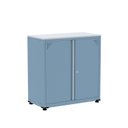 Ver imagem 3 de Armário de Aço 2 Portas 4 Prateleiras com Chave AP406SL