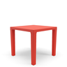 Mesa Multiuso Quadrada Plástica 80 Cm Niala Plaxmetal Vermelho - 3