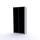 Ver imagem 2 de Armário de Aço 2 Portas 3 Prateleiras com Chave AP408SL