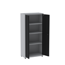 Ver imagem 5 de Armário de Aço 2 Portas 3 Prateleiras com Chave AP408SL