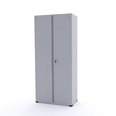 Armário de Aço 2 Portas 3 Prateleiras com Chave AP408SL