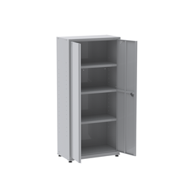 Armário de Aço 2 Portas 3 Prateleiras AP408SL  - 4