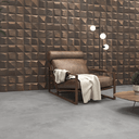 Ver imagem 2 de Revestimento Eliane 45x90 Rodin Shadow Corten 8040439