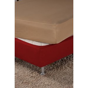 Saia Para Cama Box King Fit Malha Gel 1 Peça Vermelho