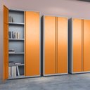 Ver imagem 3 de Armário de Aço 2 Portas 3 Prateleiras com Chave AP408SL