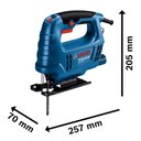 Ver imagem 5 de Serra Tico Tico GST680 6 Velc Bosch 220V Azul
