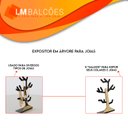 Ver imagem 5 de Expositor em Árvore para Joias - Preto com Dourado
