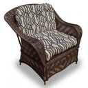 Ver imagem 2 de Conjunto de Poltronas Fibra Sintética Naja - 2 Poltronas + 1 Mesa Centro - Tecido Corda Náutica