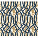 Ver imagem 4 de Conjunto de Poltronas Fibra Sintética Naja - 2 Poltronas + 1 Mesa Centro - Tecido Corda Náutica