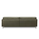 Ver imagem 7 de Sofá Decorativo Anthony 3 Lugares Sala de Estar 240cm Pés em Aço Couro Fendi G88 - Gran Belo