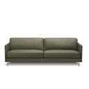 Ver imagem 6 de Sofá Decorativo Anthony 3 Lugares Sala de Estar 240cm Pés em Aço Couro Fendi G88 - Gran Belo