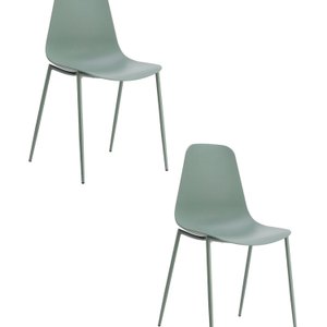 Kit com 2 Cadeiras em Polipropileno Miami