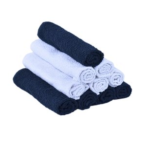 Kit 10 Toalhas Manicure Perfeito Estilo Preto e Branco