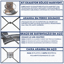 Ver imagem 3 de Exaustor Eólico Marivent Residencial Comercial 55 Cm