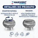 Ver mais imagens de Exaustor Eólico Marivent Residencial Comercial 55 Cm