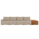 Ver imagem 6 de Sofá Ilha 4 Lugares Living 432cm Modulado para Sala Lary Linho K01 - D'Rossi