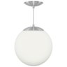 Lustre Pendente Orby Bola Globo Grande 23 cm Escovado - 2