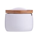 Ver imagem 7 de Saleiro de Mesa de Cerâmica com Tampa de Bambu e Colher Bianco 10cm X 9,5cm X 9,5cm - Lyor