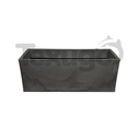 Ver imagem 3 de Vaso Floreira Jardineira Flat Polietileno 77x29x29cm Japi - Preto Ardósia