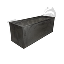 Ver imagem 6 de Vaso Floreira Jardineira Flat Polietileno 77x29x29cm Japi - Preto Ardósia