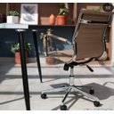 Ver imagem 4 de Cadeira de Escritório Office Esteirinha Baixa:caramelo