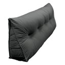 Ver imagem 4 de Almofada Cabeceira Mel Cama Queen 160cm Encosto Suede:Cinza/Liso
