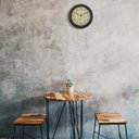 Ver imagem 4 de RELOGIO DE PAREDE 60CM GIGANTE ESTILO MADEIRA MDF VINTAGE LUXO DECORATIVO GRANDE RETRO
