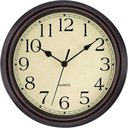 Ver imagem 1 de RELOGIO DE PAREDE 60CM GIGANTE ESTILO MADEIRA MDF VINTAGE LUXO DECORATIVO GRANDE RETRO