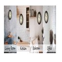 Ver imagem 2 de RELOGIO DE PAREDE 60CM GIGANTE ESTILO MADEIRA MDF VINTAGE LUXO DECORATIVO GRANDE RETRO